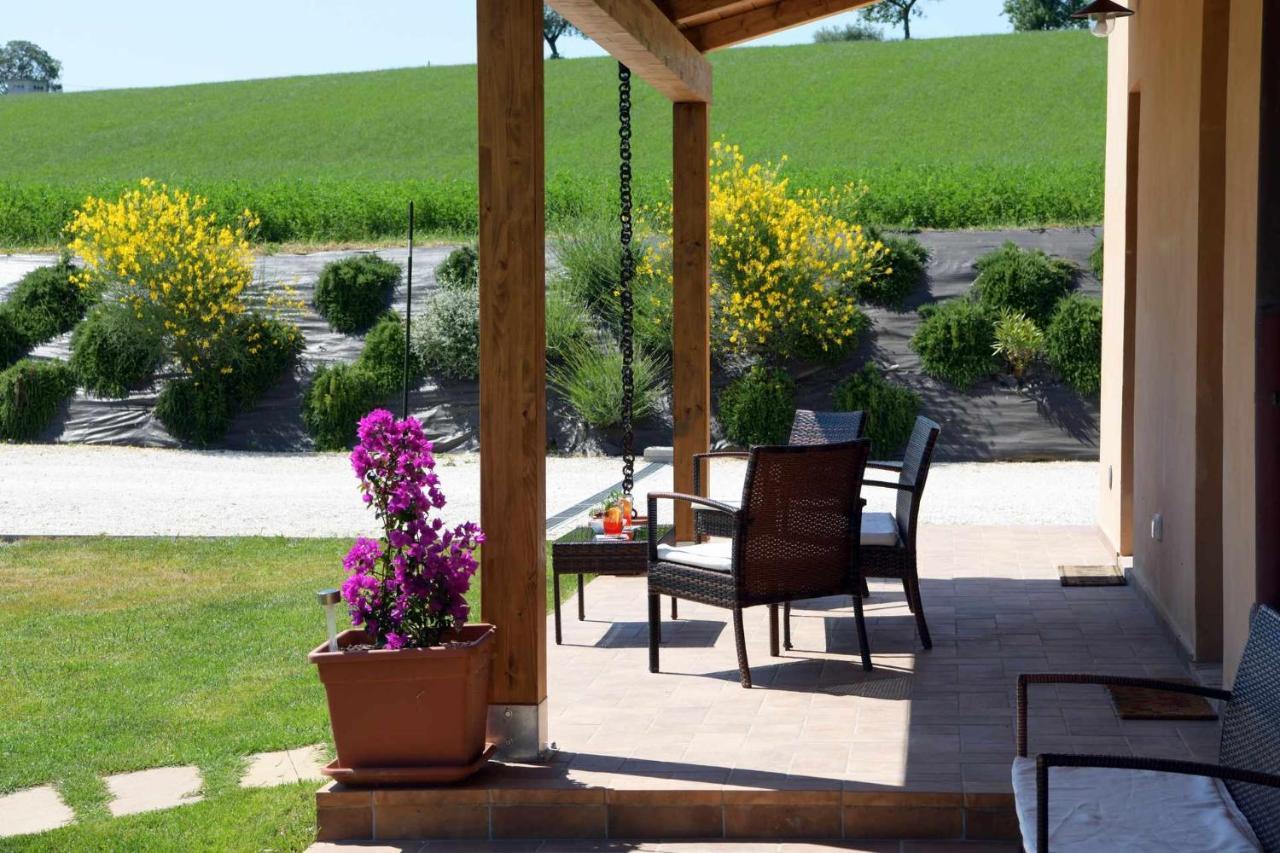 Casa Montefiore 13 Girasoli Lt Nella Tranquilla Campagna Marchigiana Ancona Eksteriør bilde